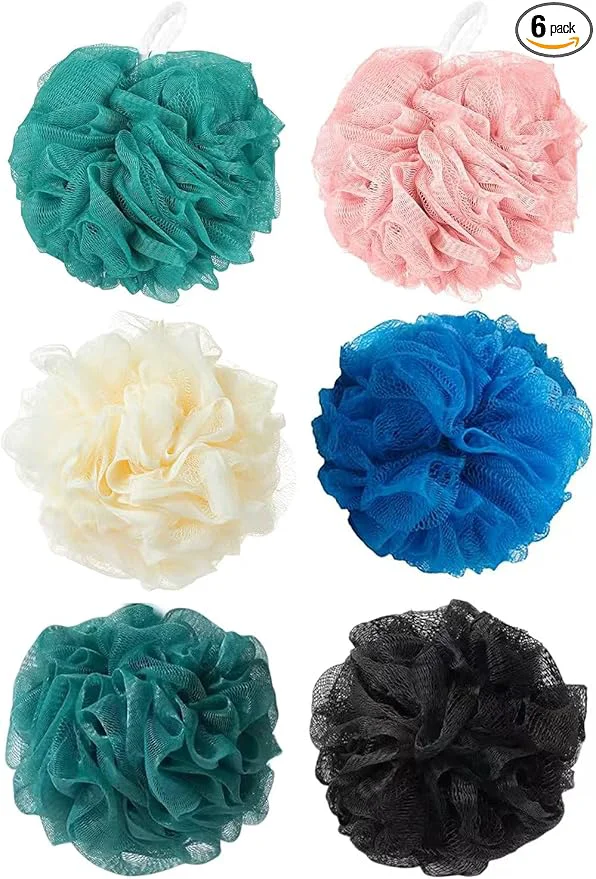 Lightweight Loofah Sponge Shower Loofahs Bath Sponges Mesh Balls Proven