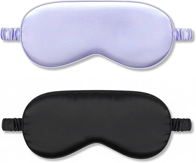 Professional 2Pack Silk Sleep Mask IEKEODI Eye Mask Efficient