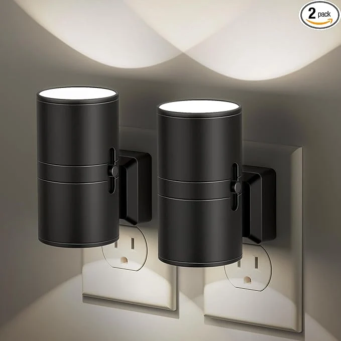 Contemporary Night Lights Plug into Wall Dimmable Night Light Plug in Modern Night Lights Pure