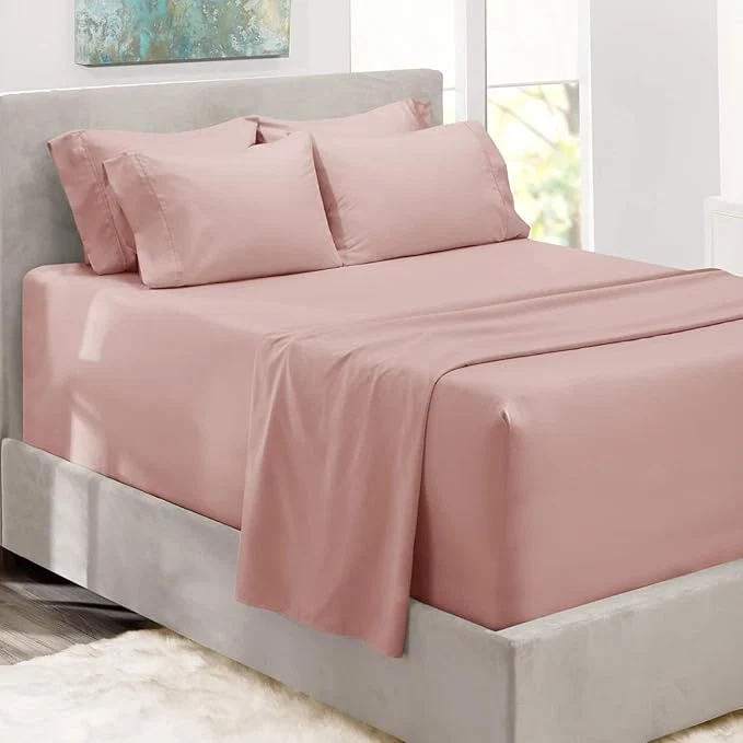 Verified Hearth amp Harbor Bed Sheets Luxury Soft 6 Piece Bed Sheet Set Extra Deep Pocket Fitted Sheets Fits Mattress up to 21 quot Double Brushed Bedding Sheets amp Pillowcases Green
