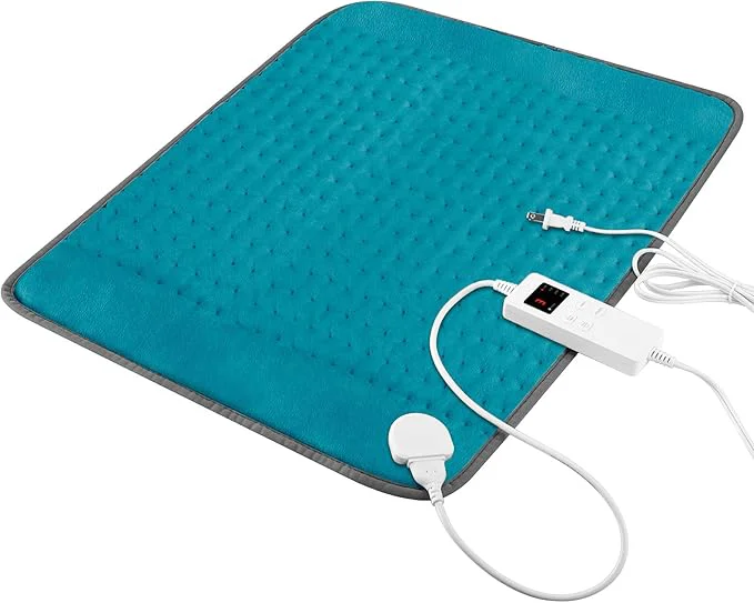 Green Heating Pad for Back Pain Cramps Relief Electric Heating Pad for Next-Generation