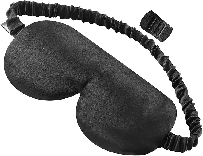 Luxury ALASKA BEAR Sleep Mask with Silk-Covered Adjustable Strap Original