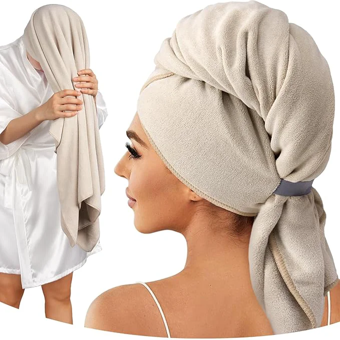 Enhanced Umisleep Microfiber Hair Towel Eco-Friendly