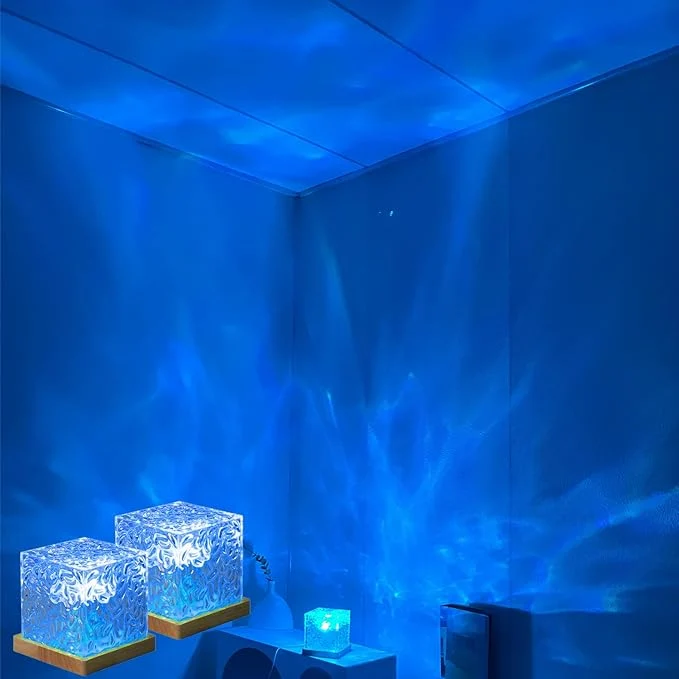 Environmentally Friendly 2Pack Aurora Ocean Wave Lights Projector 16 Colors 4 Modes Northern Lights Contemporary