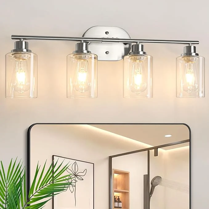 Selected Unicozin Bathroom Light Fixtures 4 Light Vanity Lights Advanced