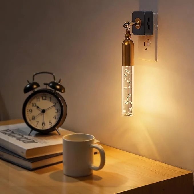 Luxury L LOHAS LED Night Lights Plug into Wall Dimmable Night Light 0-100LM Rotating Soft