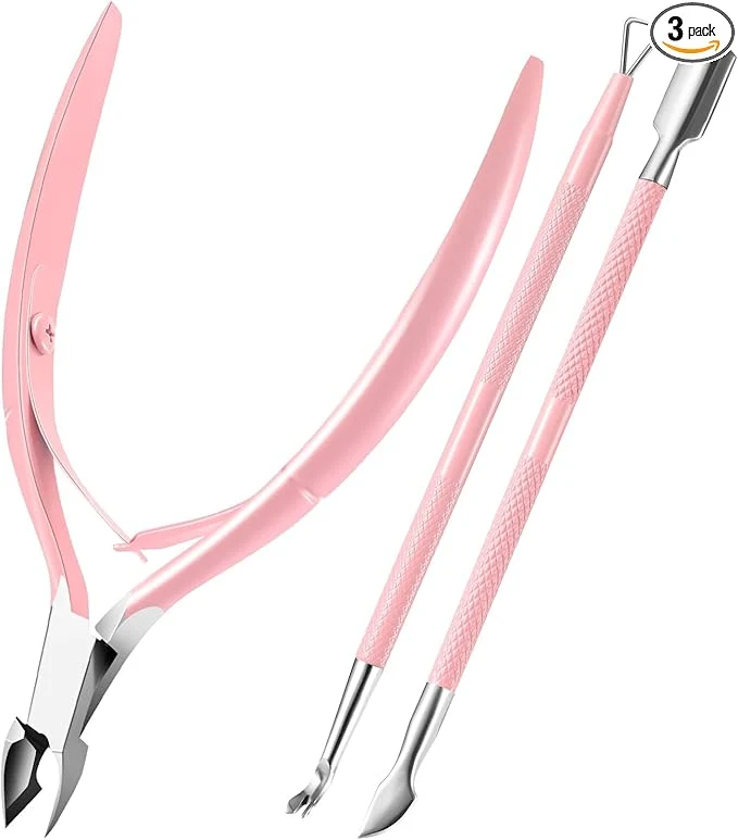 Next-Generation Cuticle Trimmer with Cuticle Pusher XUNXMAS Cuticle Remover Cutter Nipper Lightweight