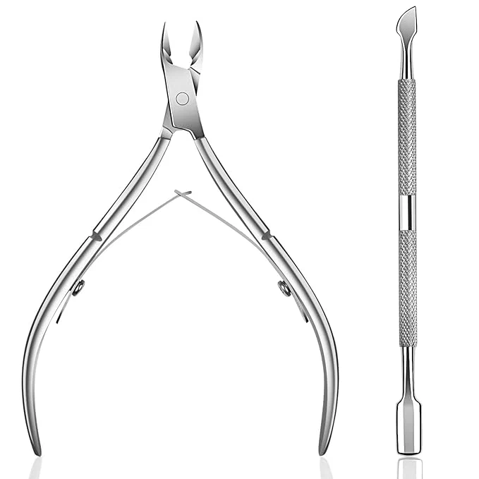 Powerful Ejiubas Cuticle Pusher Cuticle Nipper Stainless Steel Cuticle Trimmer Cuticle Organic