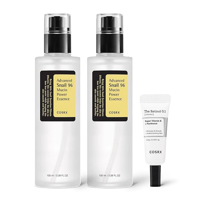 Contemporary COSRX Snail 96 Mucin Power Essence 2ea Retinol 0.1 Cream Mini Sample 1ea Consistent