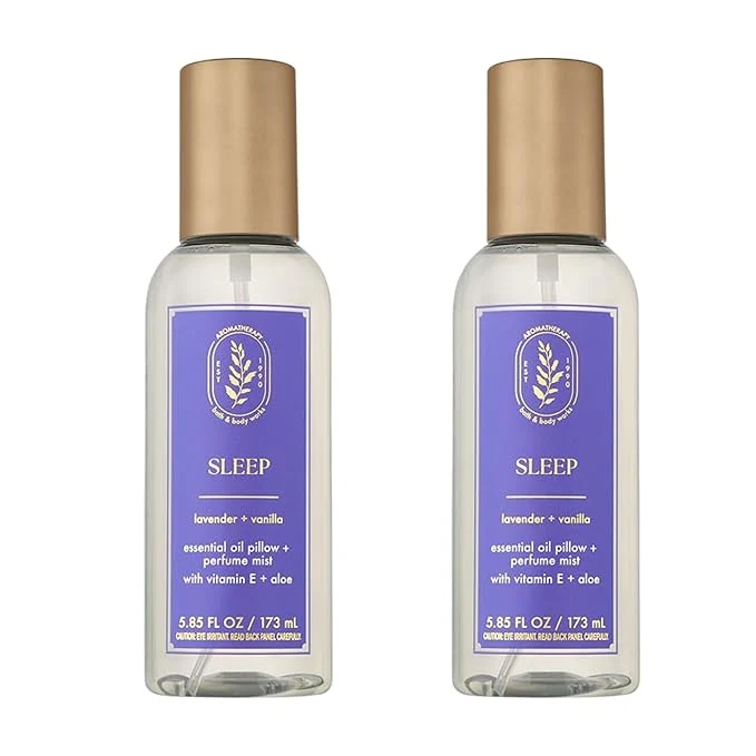 Safe Bath Body Works Aromatherapy Lavender Vanilla Essential Oil Mist Body Spray Unique