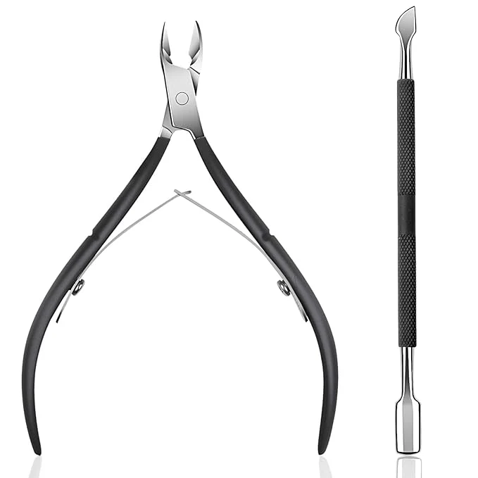 Sustainable Ejiubas Cuticle Trimmer with Cuticle Pusher Cuticle Nipper Professional Grade Versatile