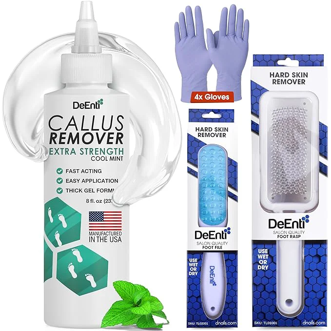 Stylish DeEnti Callus Maintenance Pack Bundle Includes Mint Scented Callus Remover Excellent