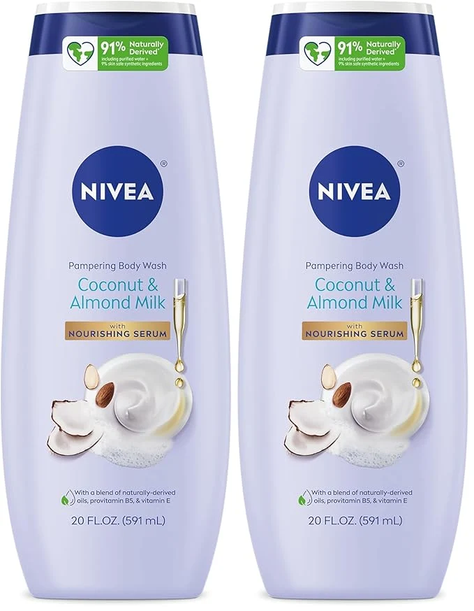 Reusable NIVEA Pampering Coconut and Almond Milk Body Wash Excellent