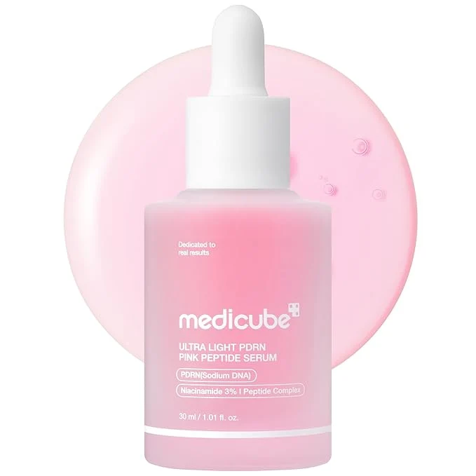 Premium Material medicube PDRN Pink Peptide Serum Natural