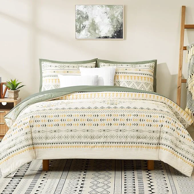 Trusted Geniospin Full Comforter Set – 7 Pieces Bed in a Bag Comfortable Western Bedding Sets for All Seasons Lightweight Soft Boho Comforter Bed Set with Sheets Pillowcases amp Shams Unique