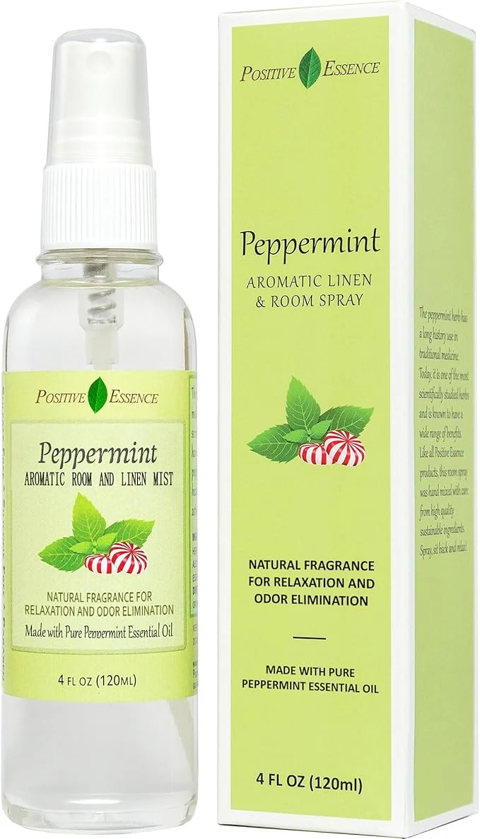 Relaxed Peppermint Linen and Room Spray Natural Pillow Mist Made Sustainable