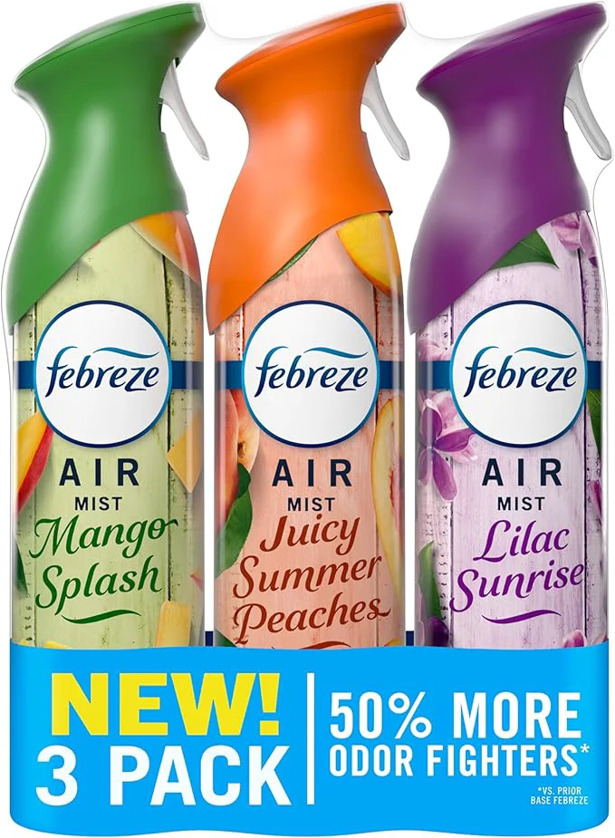 Flexible Febreze Air Mist Air Freshener Odor Fighting Room Spray Deodorizer Artisan