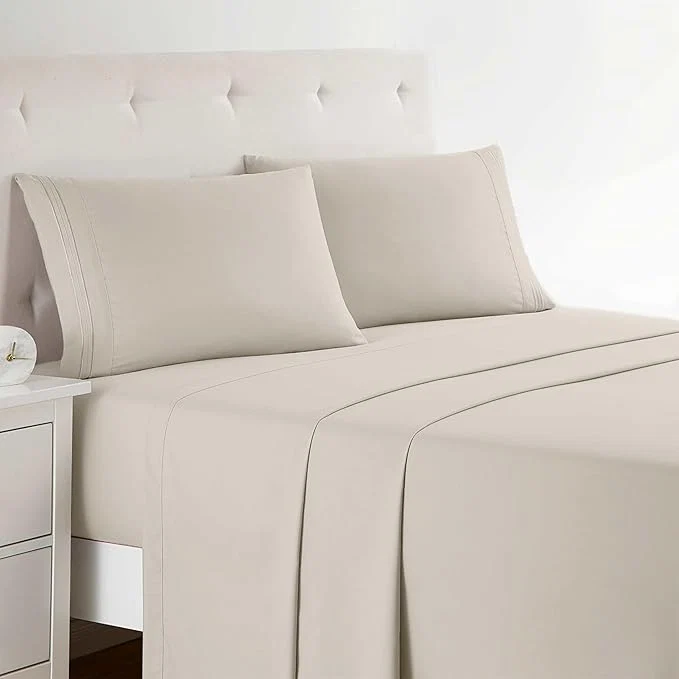 Green Clara Clark Bed Sheets Premier 1800 Series Bed Sheet Set Deep Pocket Wrinkle Fade Stain Resistant Luxury Soft Bedding Sheets amp Pillowcases King Linen Versatile
