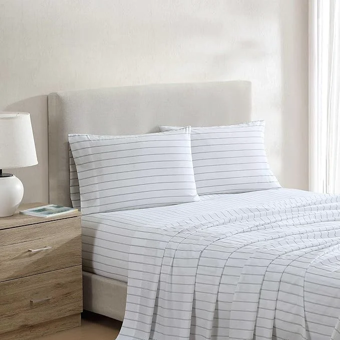 High-Performance Nautica – Queen Bed Sheets Lightweight Cotton Percale Bedding Set with Matching Pillowcases Crisp amp Cool Oeko-Tex Skippers Island Green Powerful