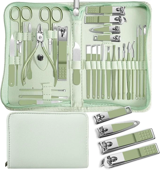 Crafted 30 in 1 Manicure kit Personal Care Men’s Accessories Professional Nail Kit Durable