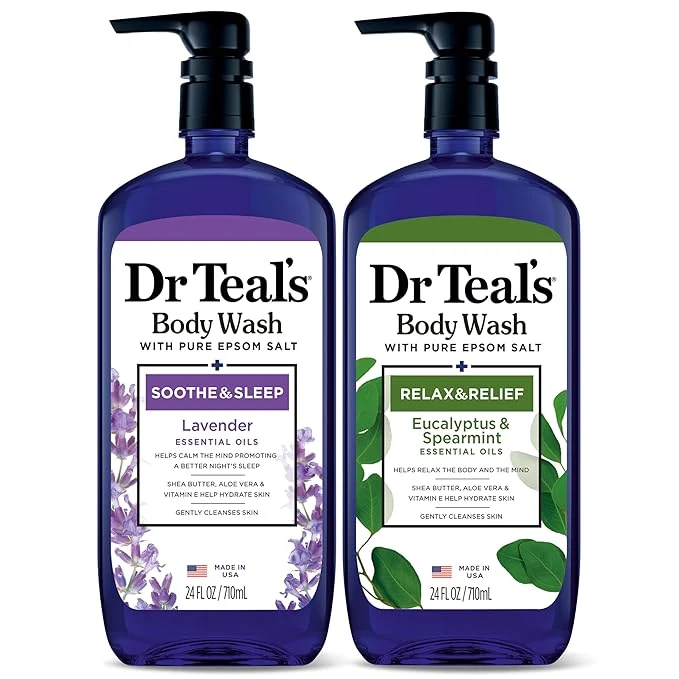Prestigious Dr Teal’s Body Wash with Pure Epsom Salt Lavender Eucalyptus 24 fl oz Quality