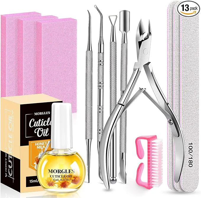 Easy-to-Use MORGLES Nail File and Buffer Blocks Official