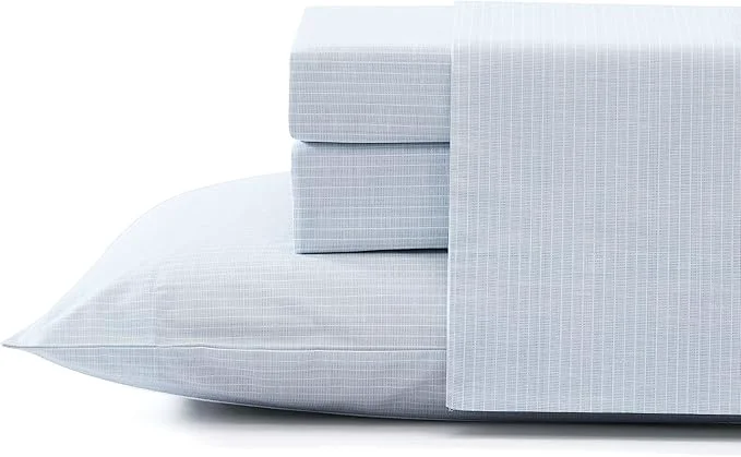 Flexible Tommy Bahama – Queen Sheets Cotton Percale Bedding Set Crisp amp Cool Stylish Bedding Set Ala Moana Stripe Blue Queen Trendy