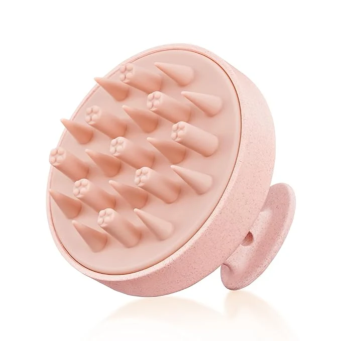 Relaxed HEETA Hair Scalp Massager for Hair Growth Shampoo Brush Scalp Scrubber Crafted