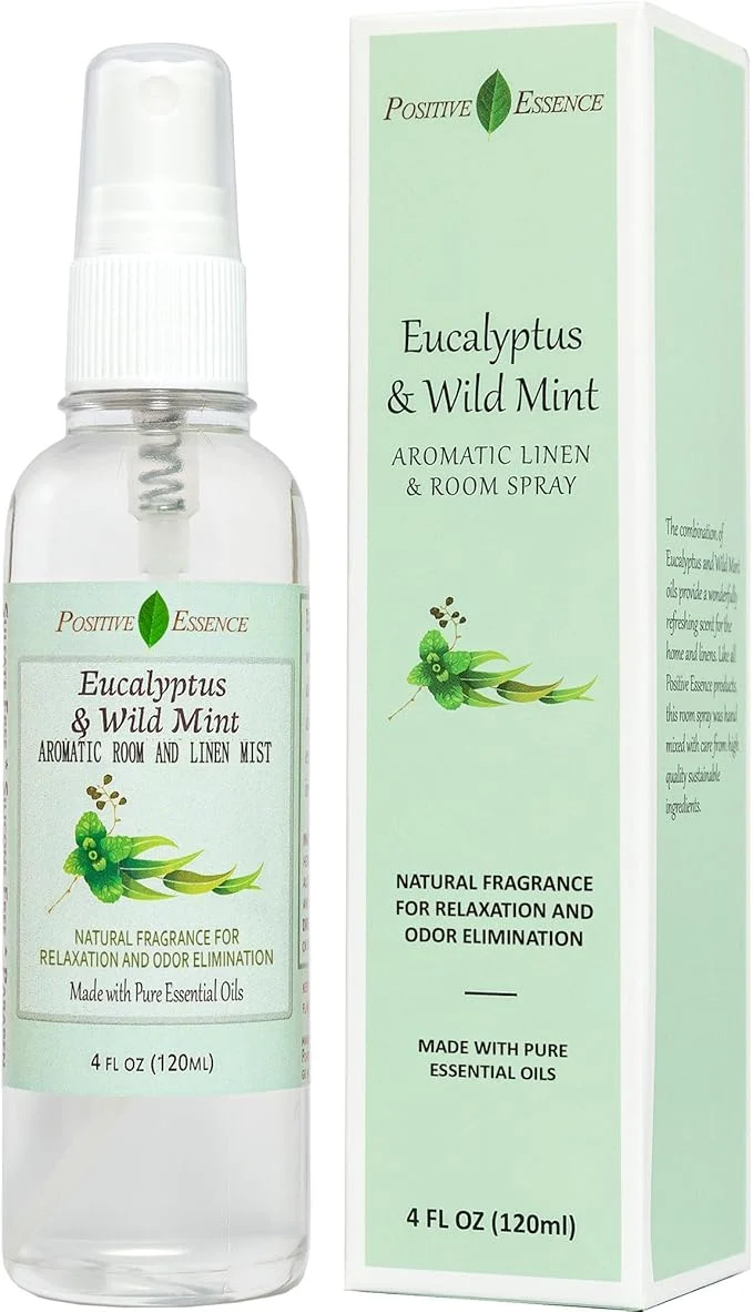 High-End Eucalyptus Wild Mint Room and Linen Spray Natural Aromatic Mist Made Clean