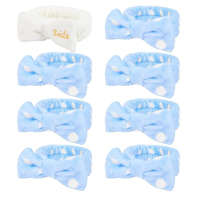Authentic Semato Bachelorette Party Favor Set Bride Bridesmaid Spa Headband Long-Lasting