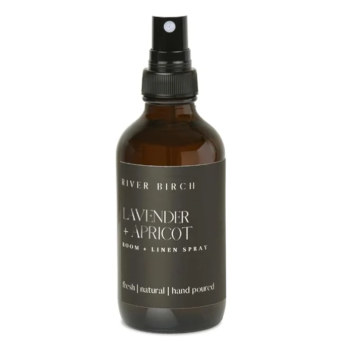 Easy-to-Use River Birch Lavender Apricot Scented Linen and Room Spray Home Fragrance 4 Traditional