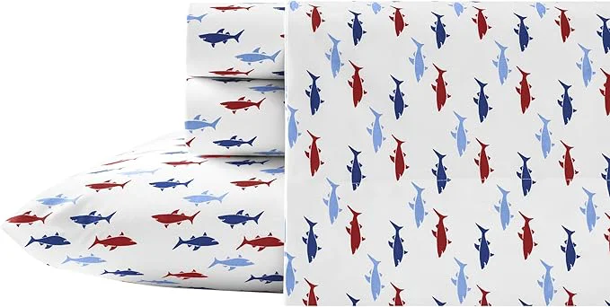 Soft Nautica – Full Size Sheet Sets Cotton Percale Bedding Crisp amp Cool Coastal Bedding Set Costazul Blue Red Full Sophisticated