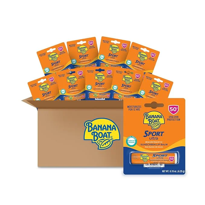 Effective Banana Boat Sport Ultra Sunscreen Lip Balm Broad Spectrum SPF 50 0.15 Ounce Quality