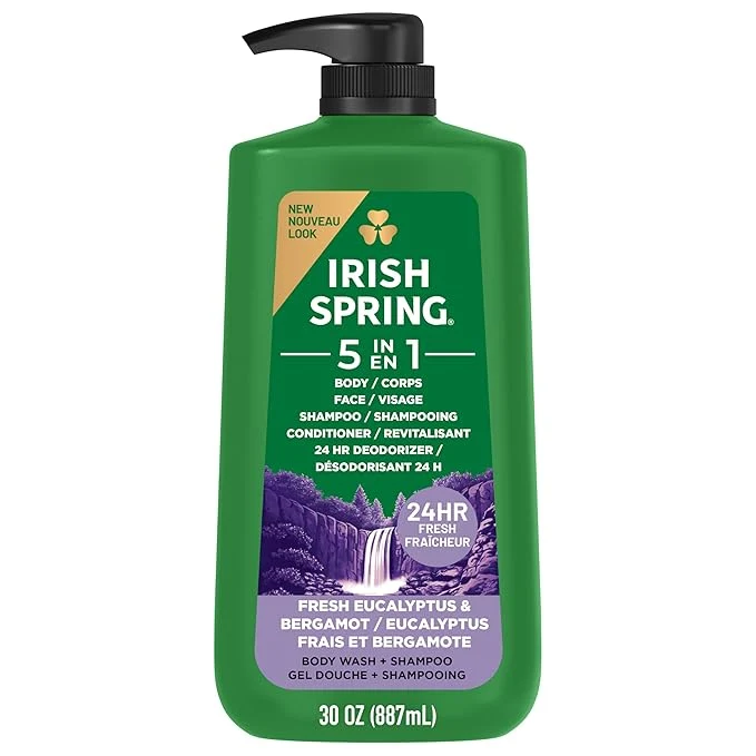 High-Performance Irish Spring 5 in 1 Moisturizing Body Wash Secure
