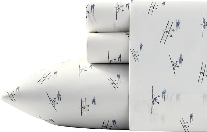 Exceptional Eddie Bauer – Queen Sheets Cotton Percale Bedding Set Crisp amp Cool Luxurious Bedding Set Sea Planes Blue Queen Solid