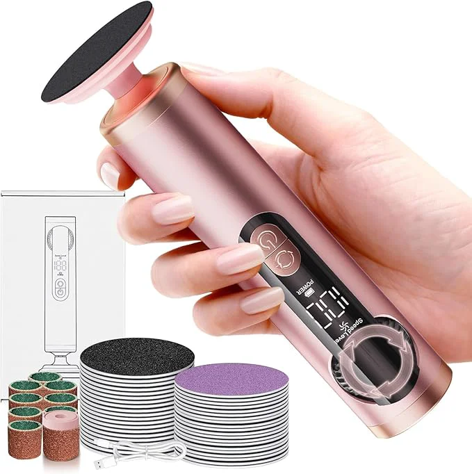 Premium Material Electric Foot Callus Remover Rechargeable Professional Pedicure Tools High-Performance