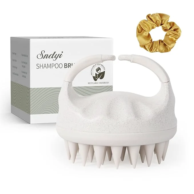 Excellent Sndyi Soft Silicone Scalp Massager Green