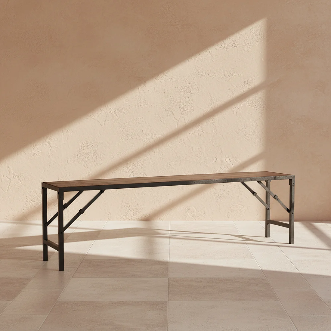Exceptional Factory bench folding large 160 cm Quality