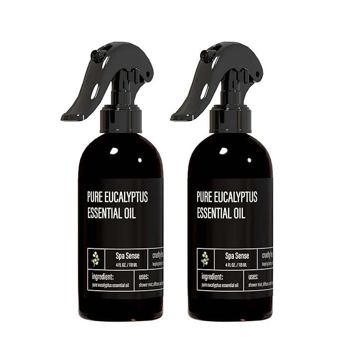 Consistent Spa Sense Pure Eucalyptus Oil Shower Mist and Steam Room Spray Elegant