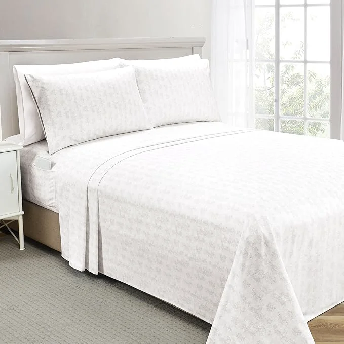 Next-Generation Elegant Comfort Softest and Coziest 6-Piece Sheet Set – 1500 Premium Hotel Quality Microfiber – Deep Pocket Wrinkle Resistant 6-Piece Wave Pattern Bed Sheet Set Twin XL Wave Beige User-Friendly