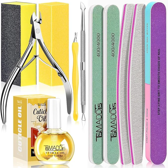 Exceptional TsMADDTs Nail Buffers and Files Set Durable