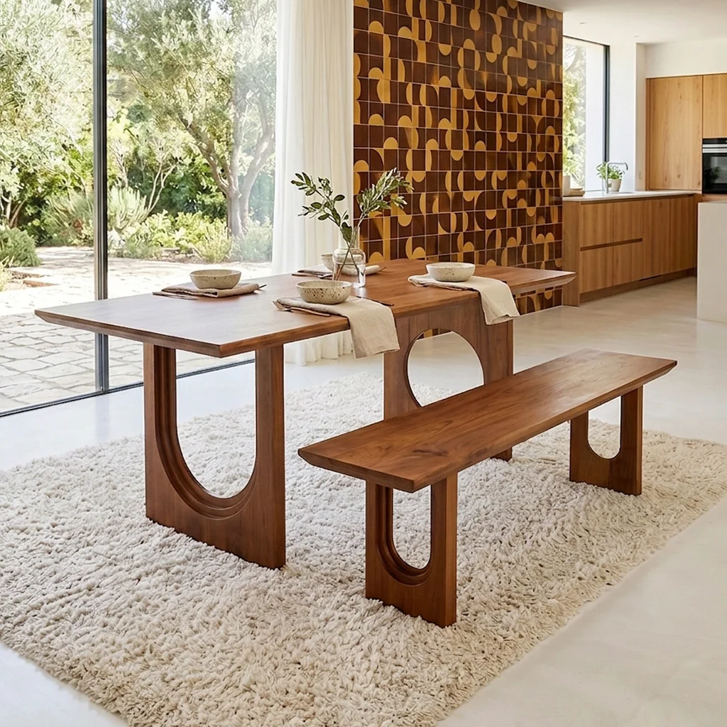 Easy-to-Use Bullnose dining table Chamfered Mix Refined