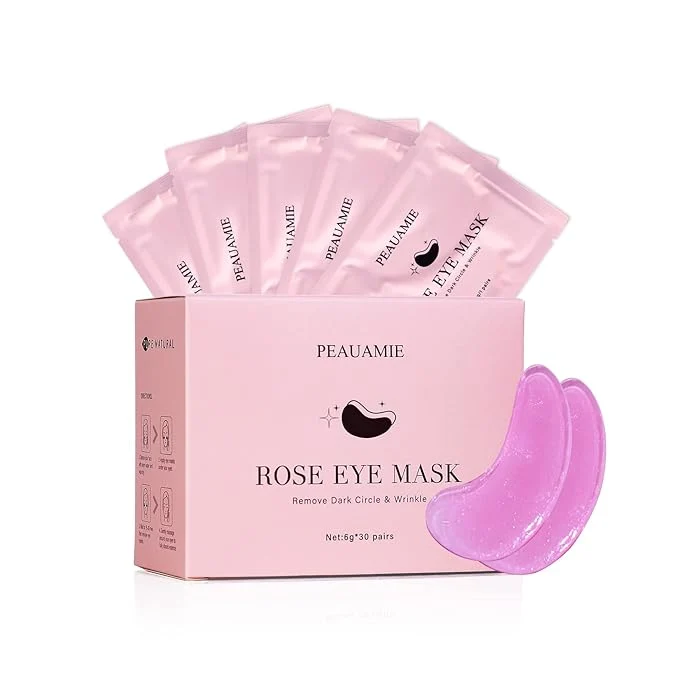 Elegant PEAUAMIE Under Eye Patchs Rose Eye Mask Fine Crafted