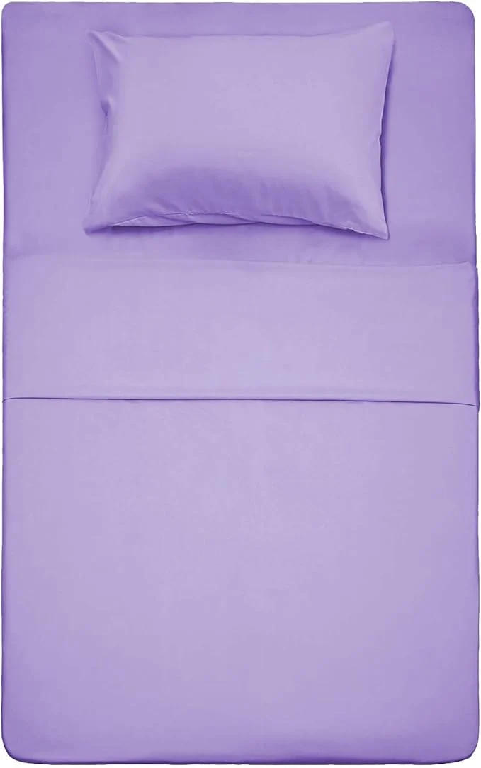 Next-Generation Season Twin Size Bed Sheet Set – 3 Piece Lavender 1 Flat Sheet 1 Fitted Sheet and 1 Pillow Cases Brushed Microfiber 1800 Luxury Bedding Deep Pockets Extra Soft amp Fade Resistant Selected