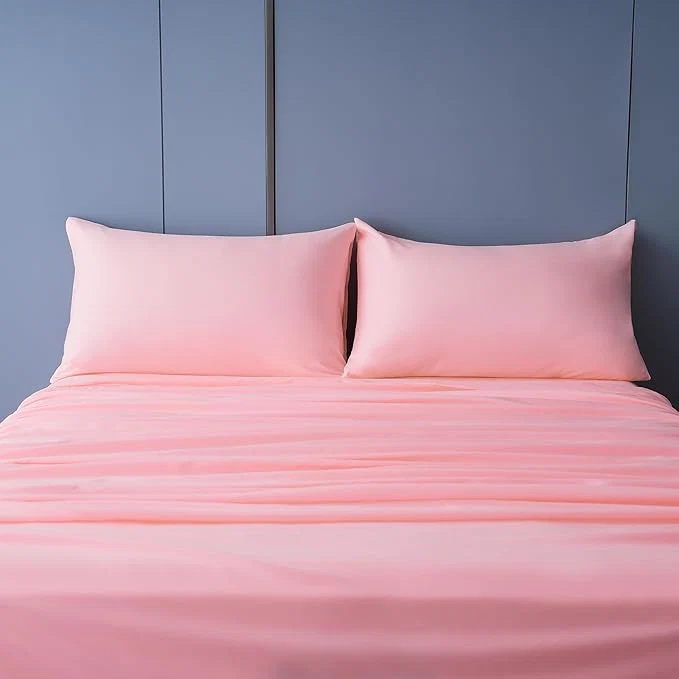Easy-to-Use Season 3 Piece Bed Sheet Set Twin Blush Pink 1 Flat Sheet 1 Fitted Sheet and 1 Pillow Cases Brushed Microfiber 1800 Luxury Bedding Deep Pockets Extra Soft amp Fade Resistant