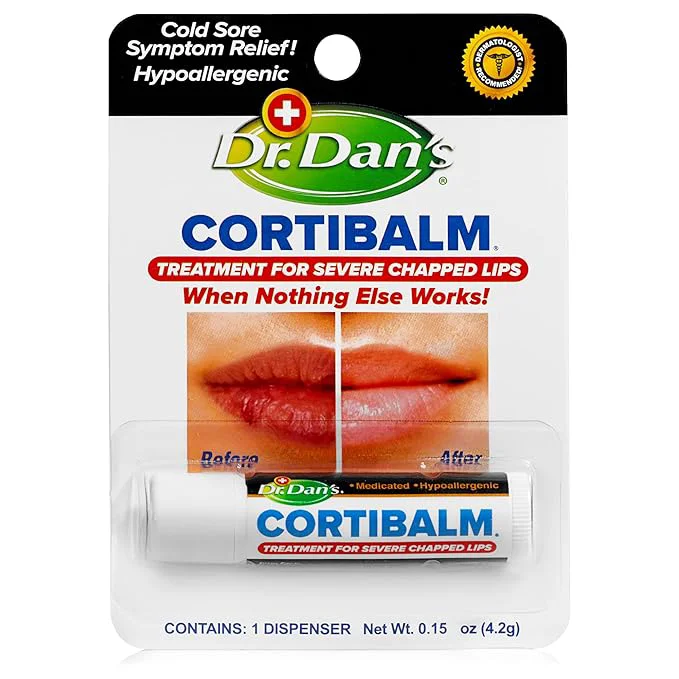 Advanced Dr. Dan’s Cortibalm -1 pack-for Dry Cracked Lips Official