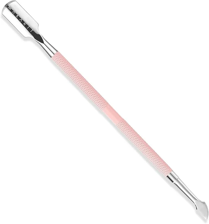 Elegant Makartt Cuticle Pusher Professional Stainless Steel Nail Cleaner Dual Ended Optimized