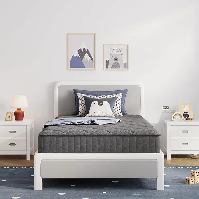 Secure Avenco Full Size Mattress 6 Inch Full Mattress in a Box for Kids Medium Firm Hybrid Mattresses with Bonnell Spring and Gel Memory Foam for Cool Night Sleep amp Pressure Relief CertiPUR-US Classic