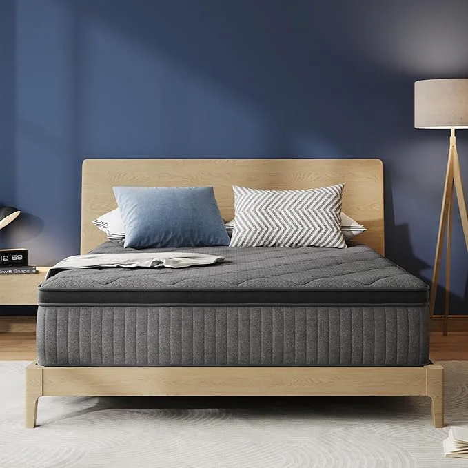Artisan Avenco King Size Mattress 14 Inch King Mattress in a Box Medium Firm Hybrid Mattresses with Smarts™ Coil and Gel Memory Foam for Cool Night Sleep amp Pressure Relief CertiPUR-US Fast