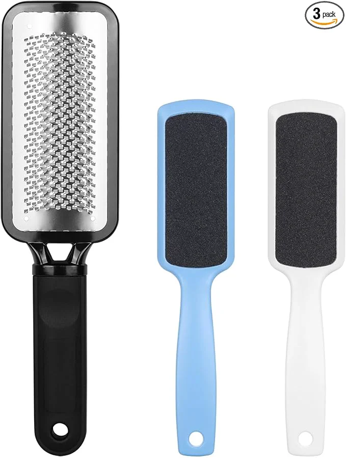 Responsible 3 Pieces Colossal Foot Files Kit Foot Scrubber Foot Rasp and Double-Sided Heel Elite